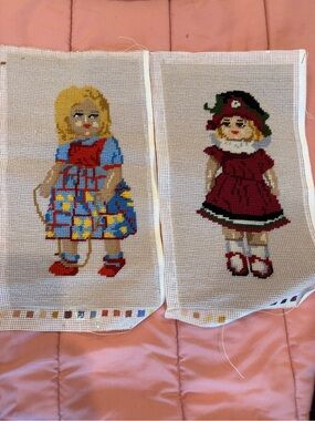 Vintage embroidery art .